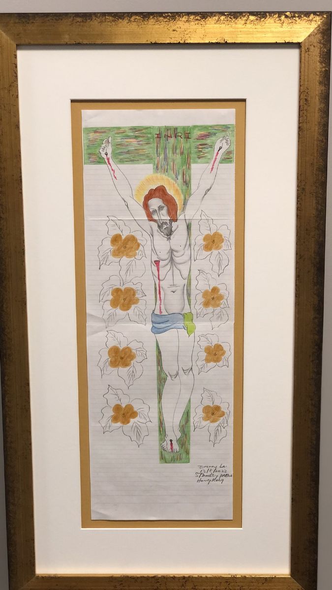 Jimmy Lai, Hong Kong, dessin, crucifix
