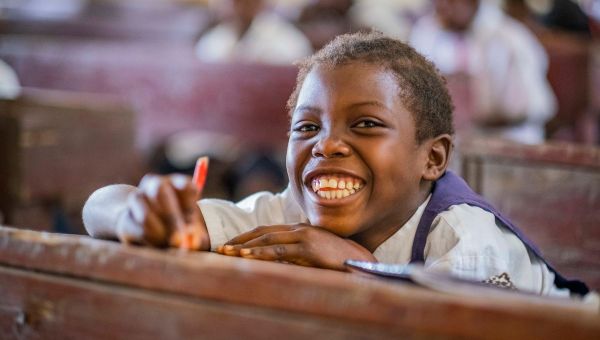 humanitaire, enfant, afrique, école, joie