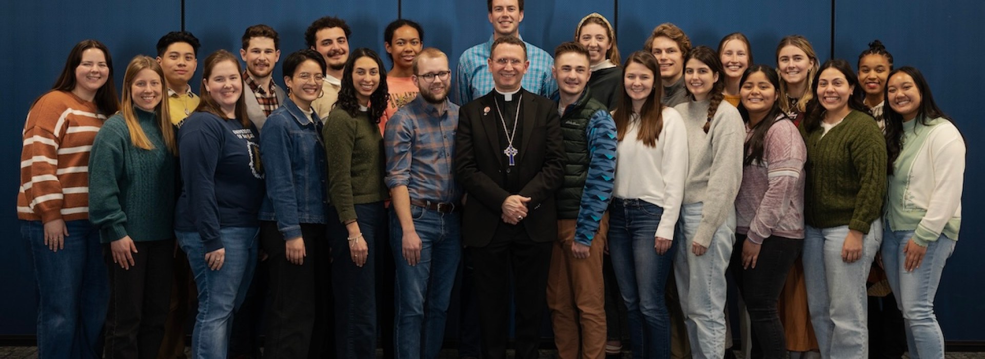 National Eucharistic Pilgrims with Bishop Cozzens