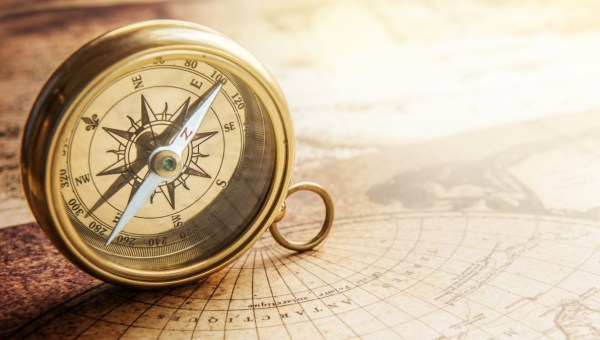 boussole carte monde