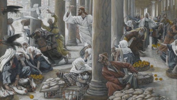 Les-marchands-chasses-du-temple-james-tissot