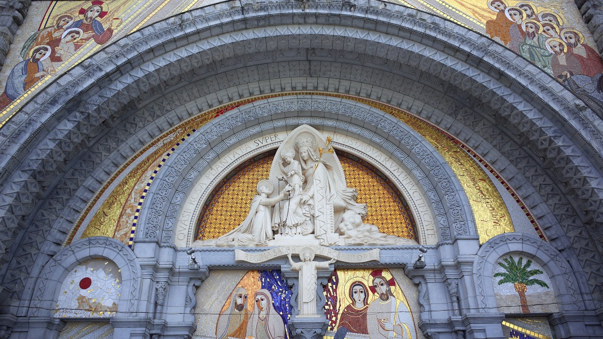 basilique lourdes fresques Rupnik