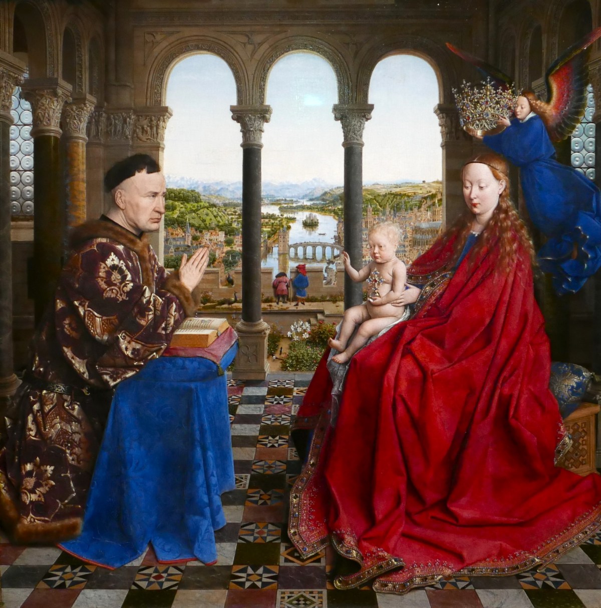 Le musée du Louvre sublime la Vierge  de Van Eyck