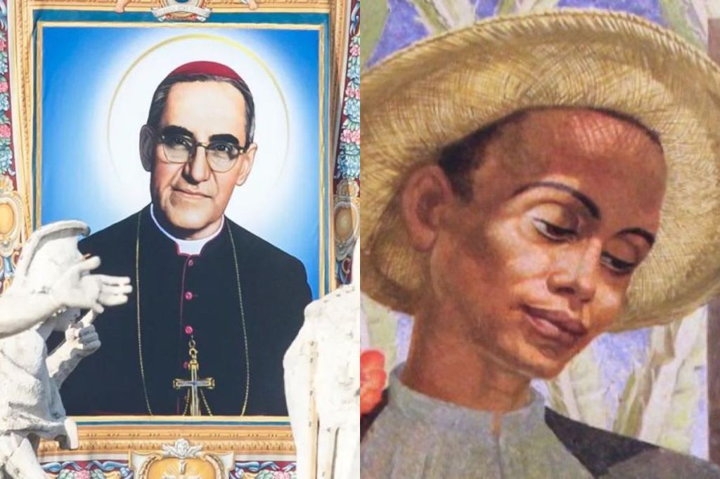 Saint Oscar Romero et saint Martin  de Porres