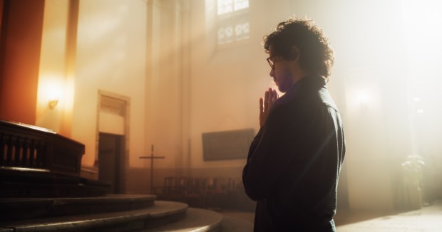 ADULT-ALONE-CHURCH-shutterstock