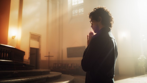 ADULT-ALONE-CHURCH-shutterstock