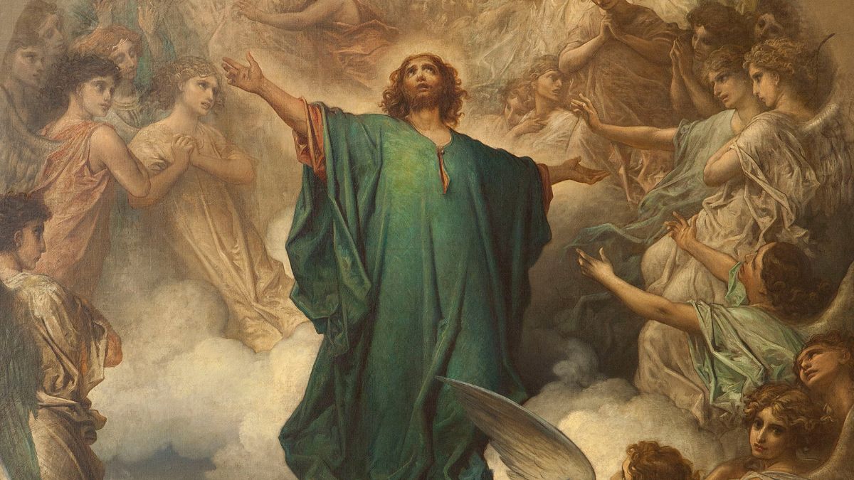 Ascension, Gustave Doré, Jésus, Christ, montée au ciel, anges