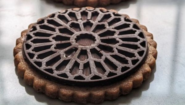 biscuit, cuisine, rosace, vitrail