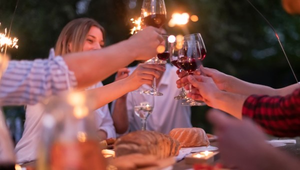 Dinner party with friends