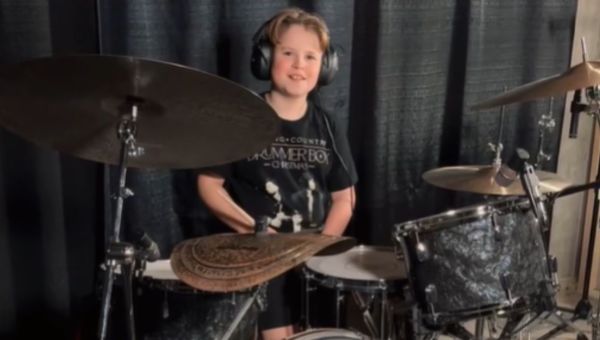 musique, protestants, louange, batterie