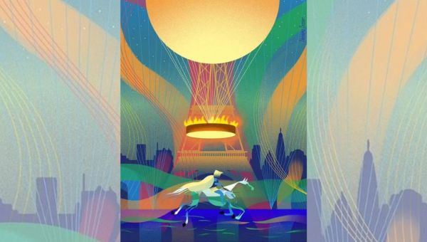 AFFICHE-CEREMONIE-OUVERTURE-JO-DE-PARIS-THOMAS-TESSIER-INSTAGRAM