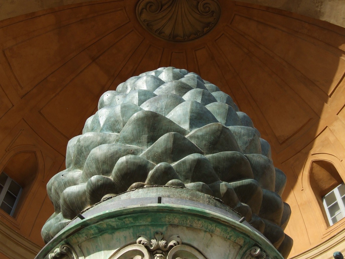 Vatican Pine Cone from below