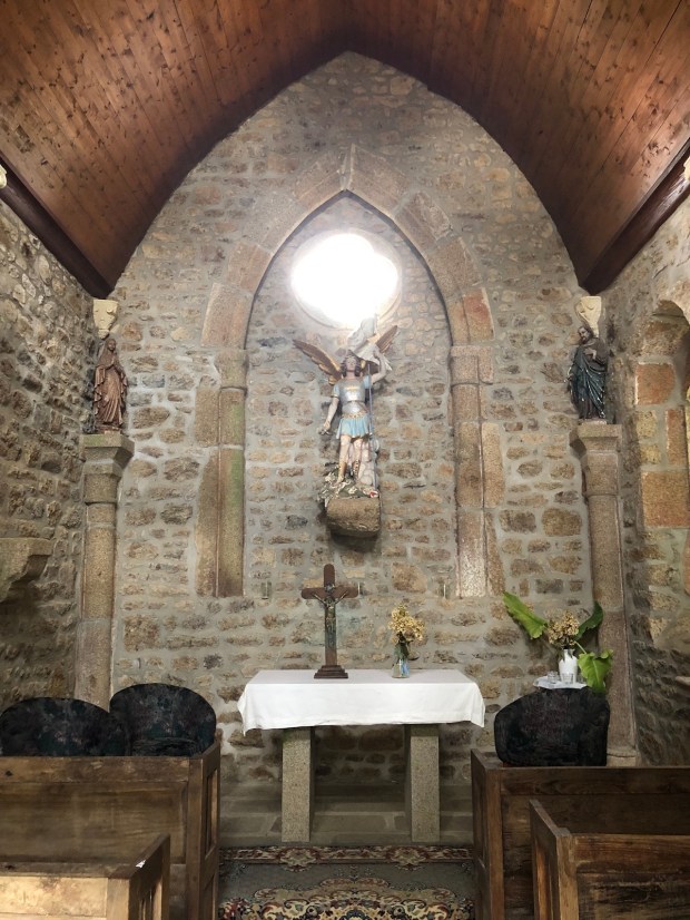 Chapelle au parc Ange Michel, en Normandie.