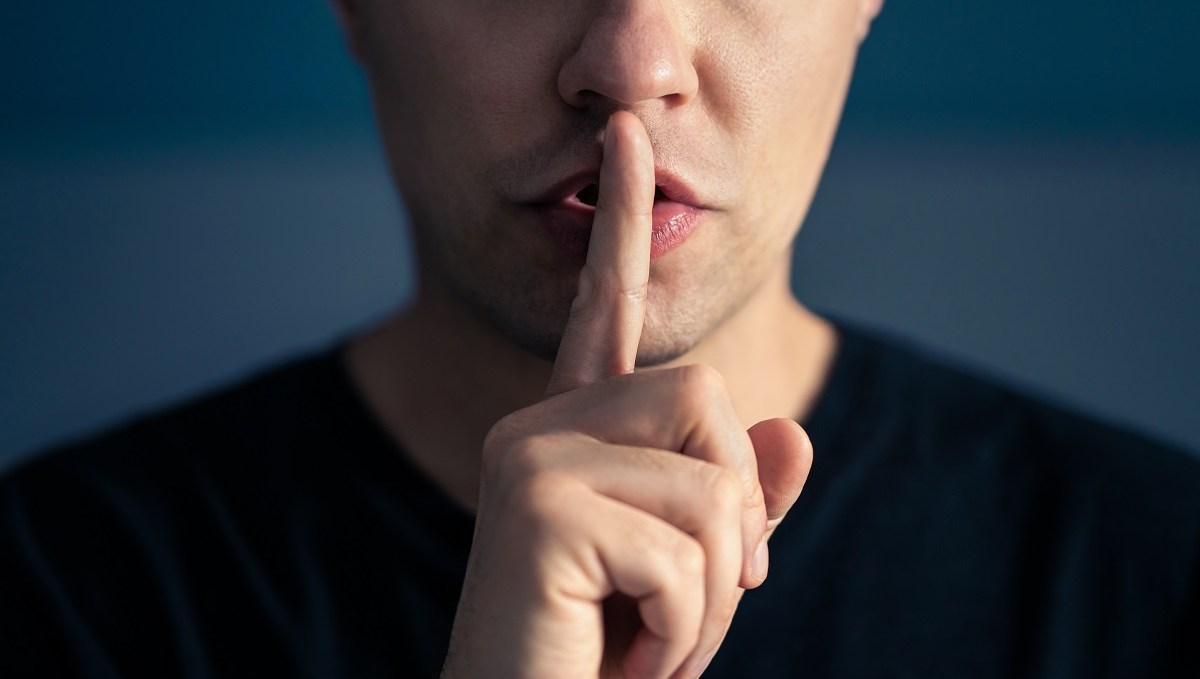 shush finger