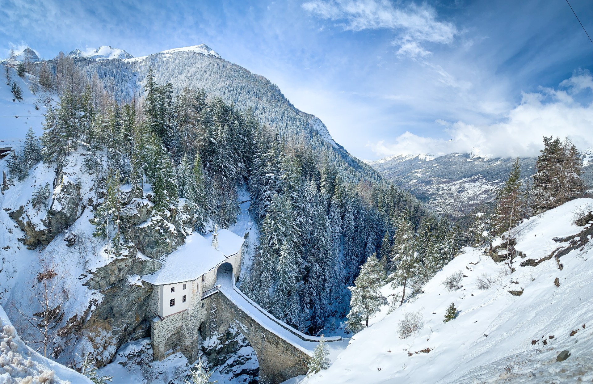 Chapelle du Charmaix à Valfréjus dans la Maurienne (Savoie)