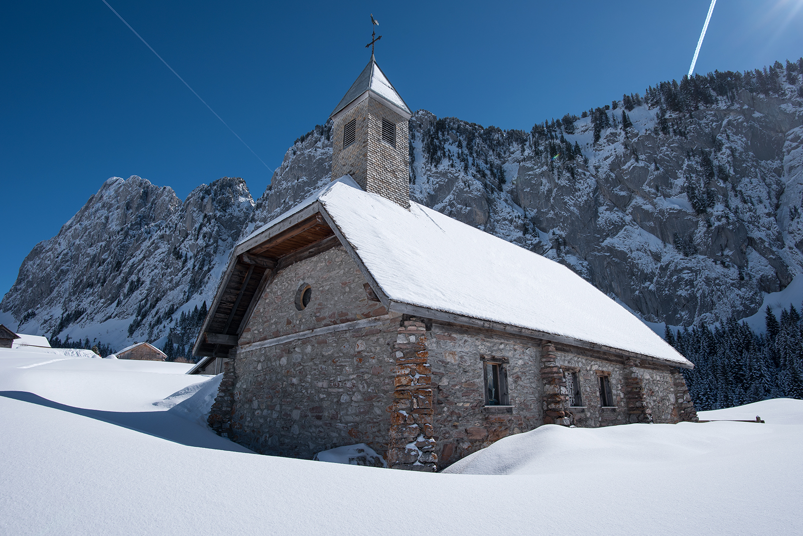 Chapelle d’Ubine à Vacheresse dans le Chablais (Haute-Savoie)