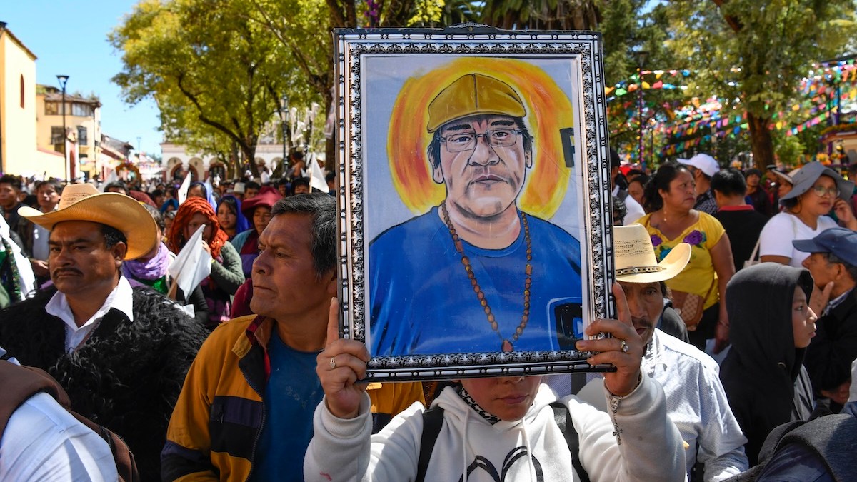 Protest of Fr. Marcelo Perez killing