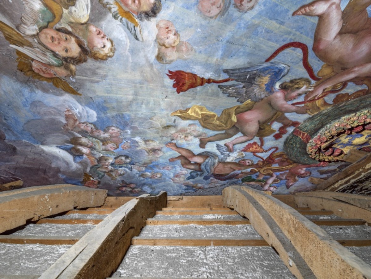 New Frescoes discovered at Villa Farnesina
