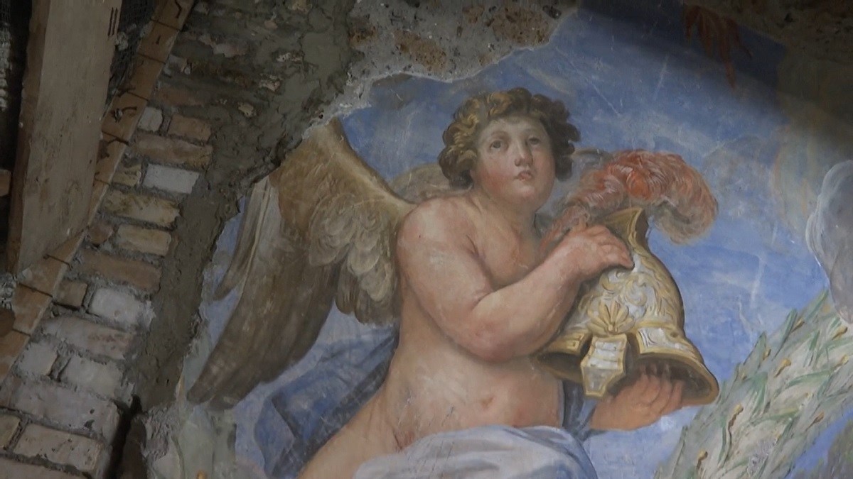 New Frescoes discovered at Villa Farnesina