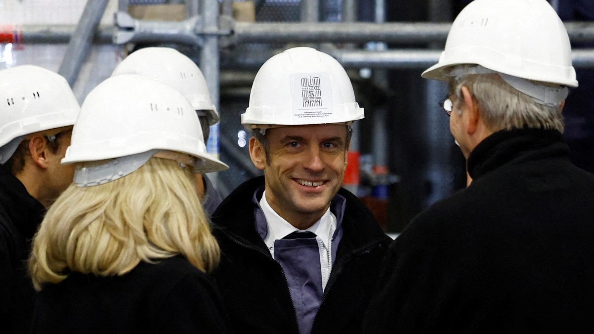 Macron, Notre-Dame de Paris