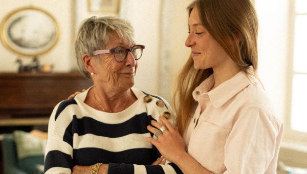 Constance Duboquet et sa grand-mère.