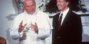 Jimmy Carter, le premier président américain à avoir accueilli un Pape à la Maison Blanche