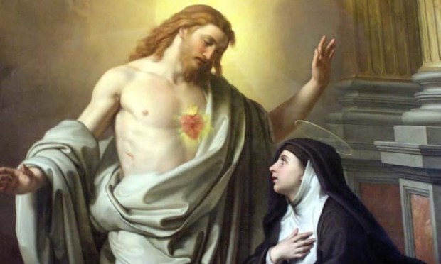 Sagrado Corazón fuera del cuerpo