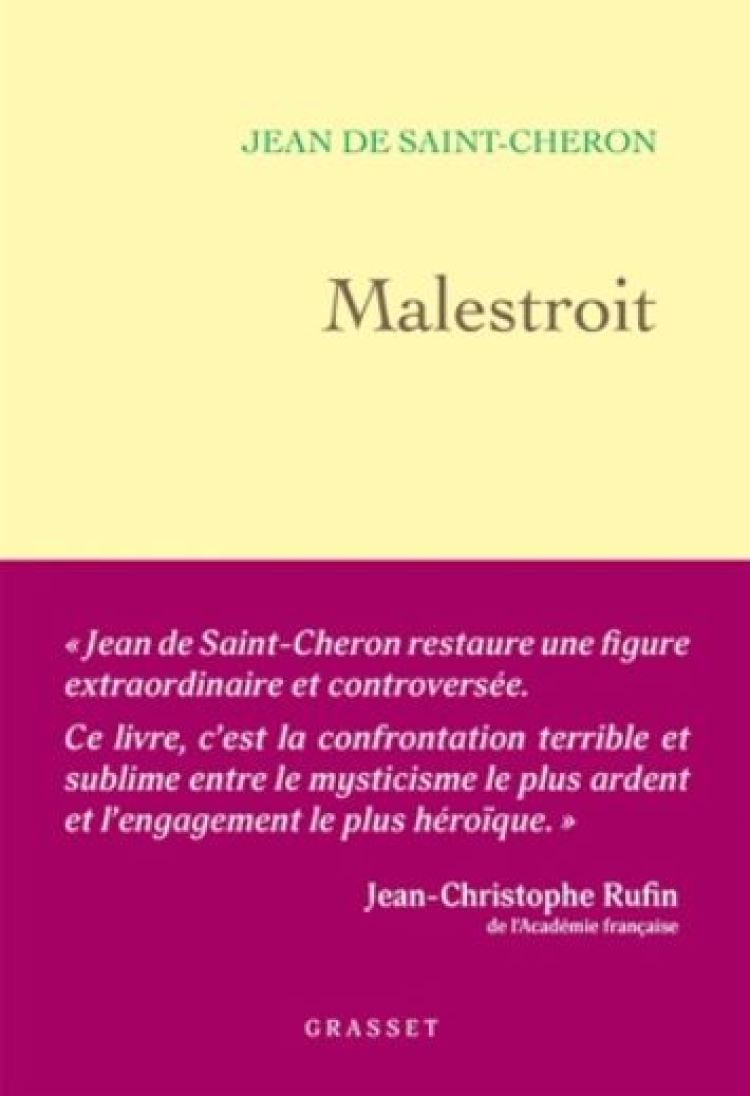MALESTROIT-JEAN-DE-SAINT-CHERON-LIVRE-GRASSET