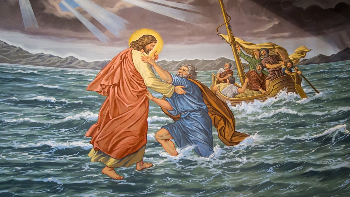 Jésus marchant sur l’eaujpg