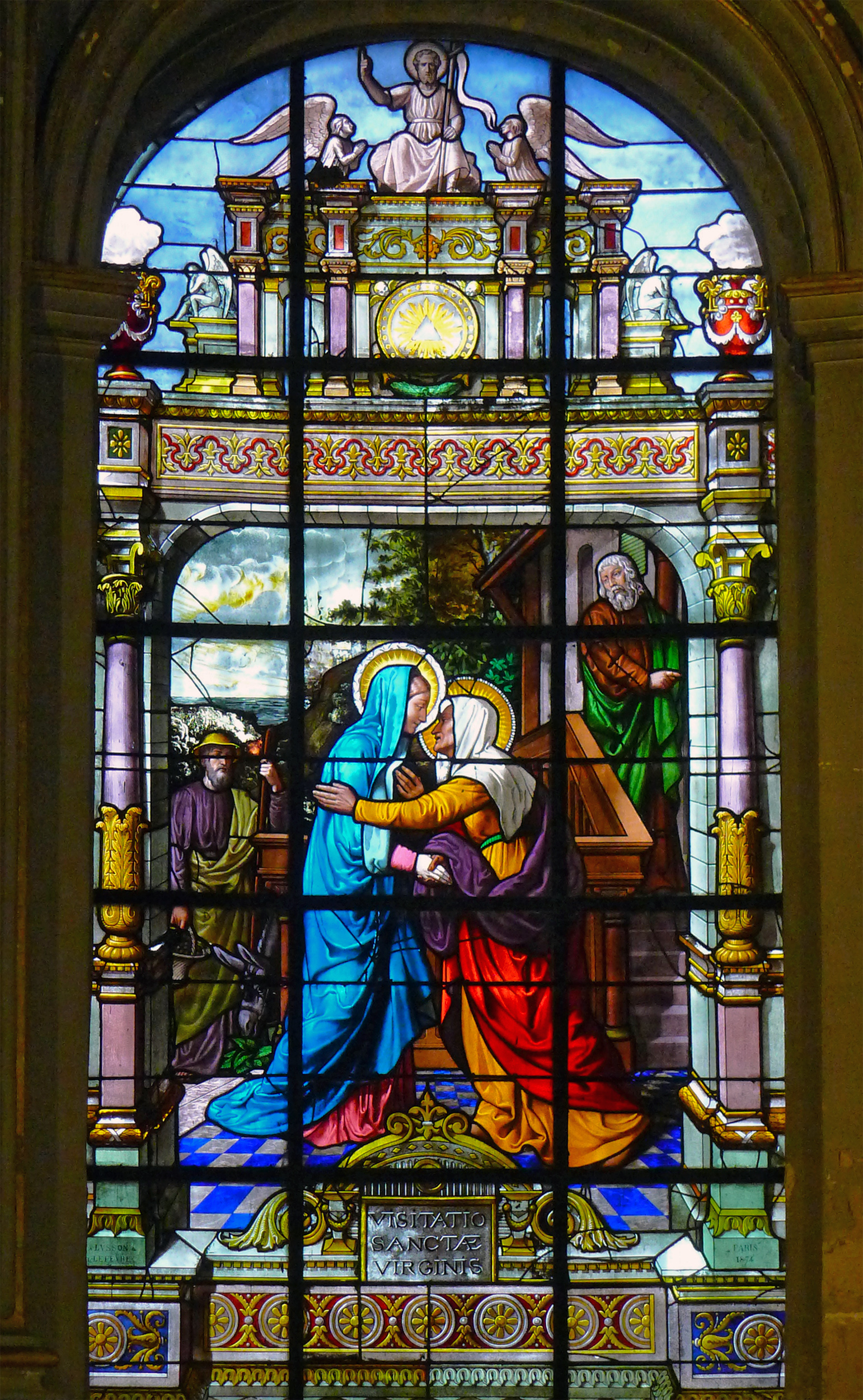 11-P1300890_Paris_X_eglise_St-Laurent_vitrail_visitation
