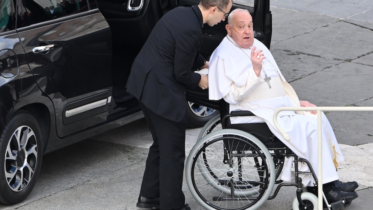 Pope wheelchair