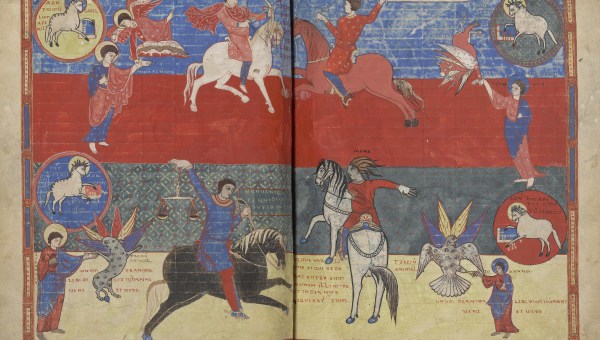 Beatus de Saint-Sever Les Quatre Cavaliers de l’Apocalypse Gascogne (Saint-Sever), 3e quart du XIe siècle (avant 1072) Manuscrit peint sur parchemin