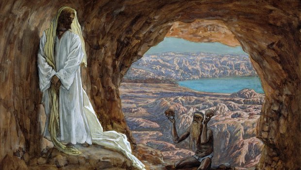 Jésus au désert par James Tissot