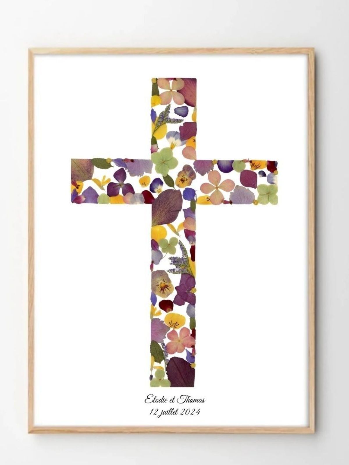 Herbier Mariage Croix