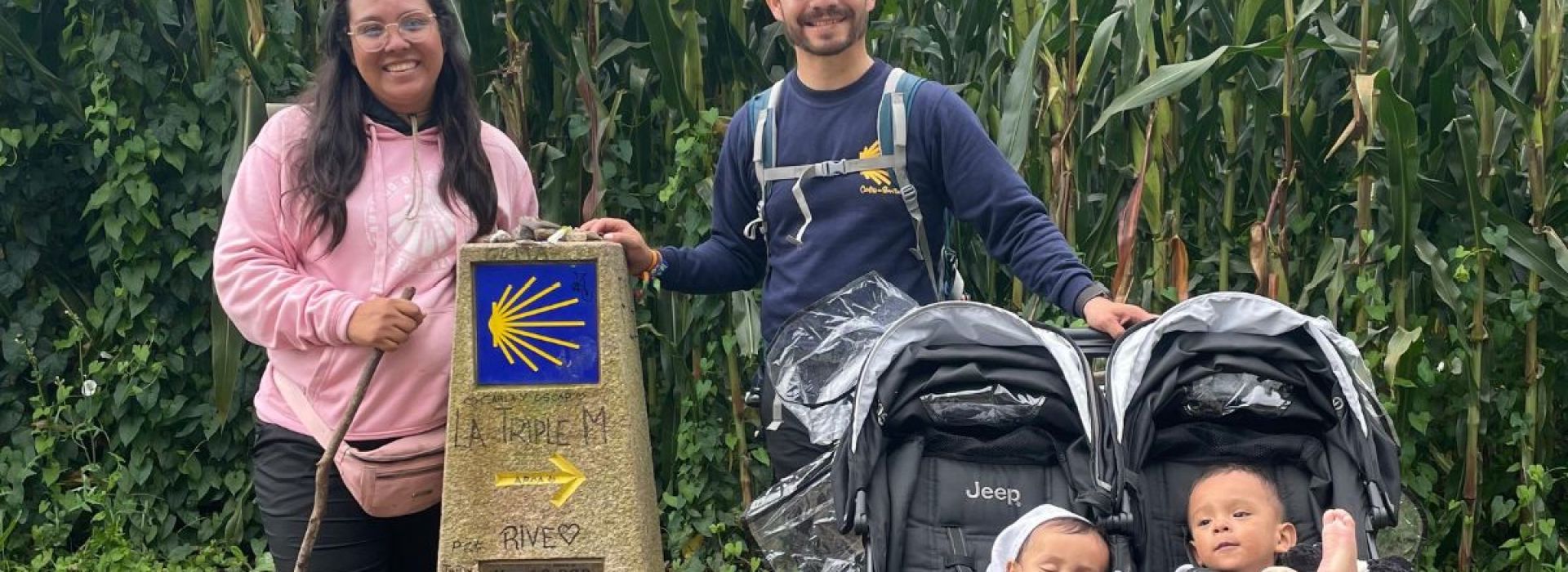 Faire le chemin de compostelle en famille…avec deux bébés et une femme enceinte !