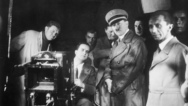 Visite d'Hitler et de Goebbels à l'UFA