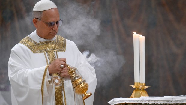 LEON-XIV-FIRST-MASS-AFP