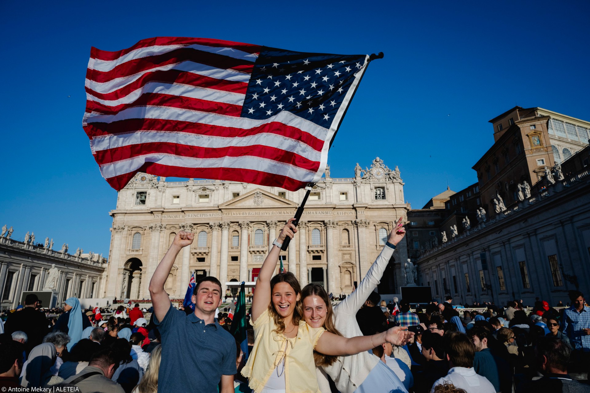 Holy Mass for the Beginning of the Pontificate of Pope Leo XIV, in St Peter's square in The Vatican on May 18, 2025.