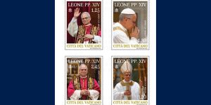 Le Vatican émet ses premiers timbres à l’effigie de Léon XIV