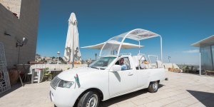Une papamobile pour Gaza, l&#8217;un des derniers gestes du pape François