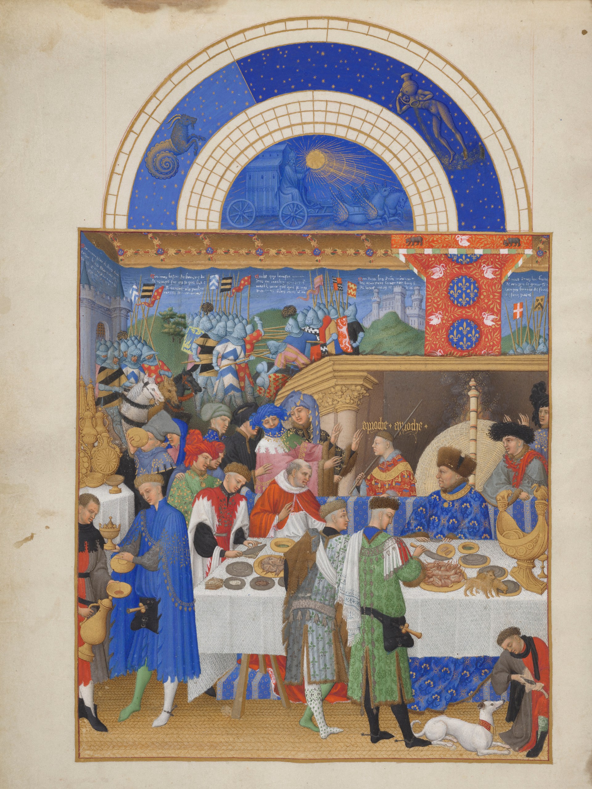 Janvier-Exposition-Les-Tres-Riches-Heures-du-duc-de-Berry-Exhibition-Les-Tres-Riches-Heures-du-duc-de-Berry-Calendrier-Copyright-RMN-Grand-Palais-Domaine-de-Chantilly-Michel-Urtado