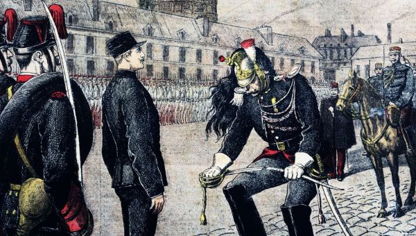 La dégradation de Dreyfus en 1895