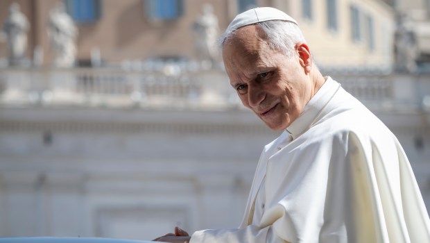 Pope Leo XIV during his weekly general audience in St. Peter's Square at the Vatican, on June 4, 2025.
