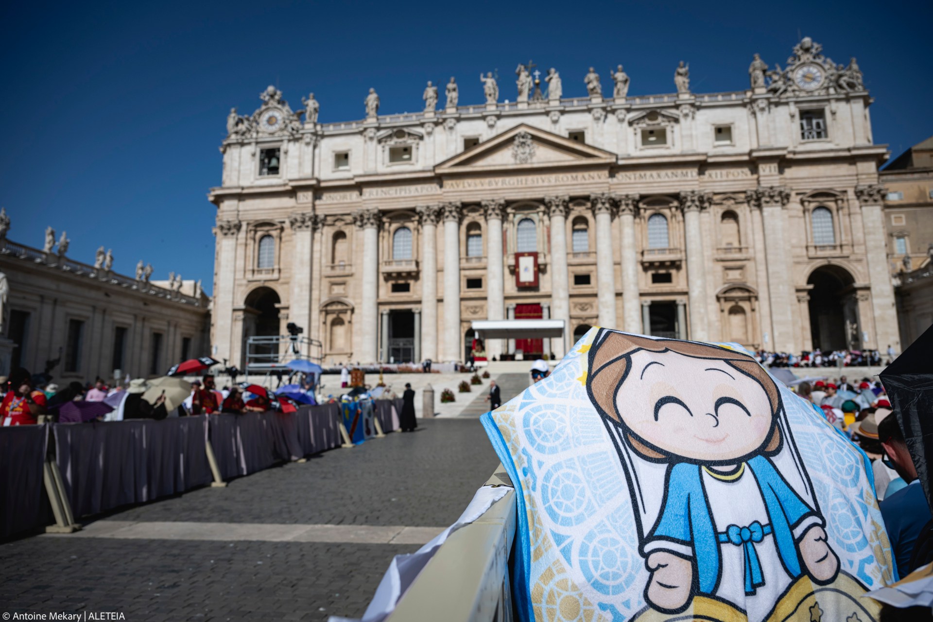 Pope Leo XIV during Holy Mass celebrated for the Jubilee of New Religious Associations on Pentecost Sunday in St. Peter's Square at the Vatican, June 8, 2025.