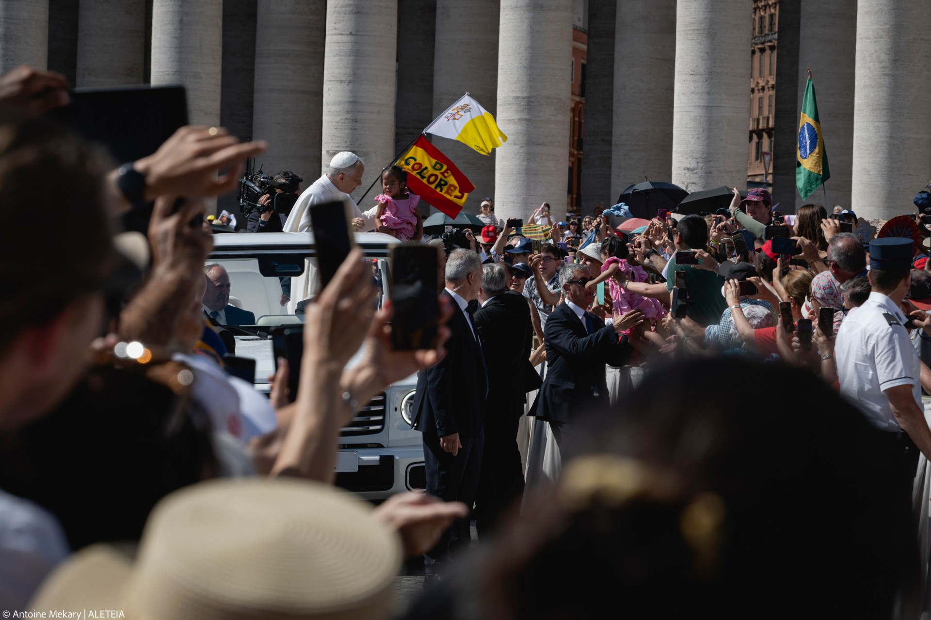 Pope Leo XIV during Holy Mass celebrated for the Jubilee of New Religious Associations on Pentecost Sunday in St. Peter's Square at the Vatican, June 8, 2025.