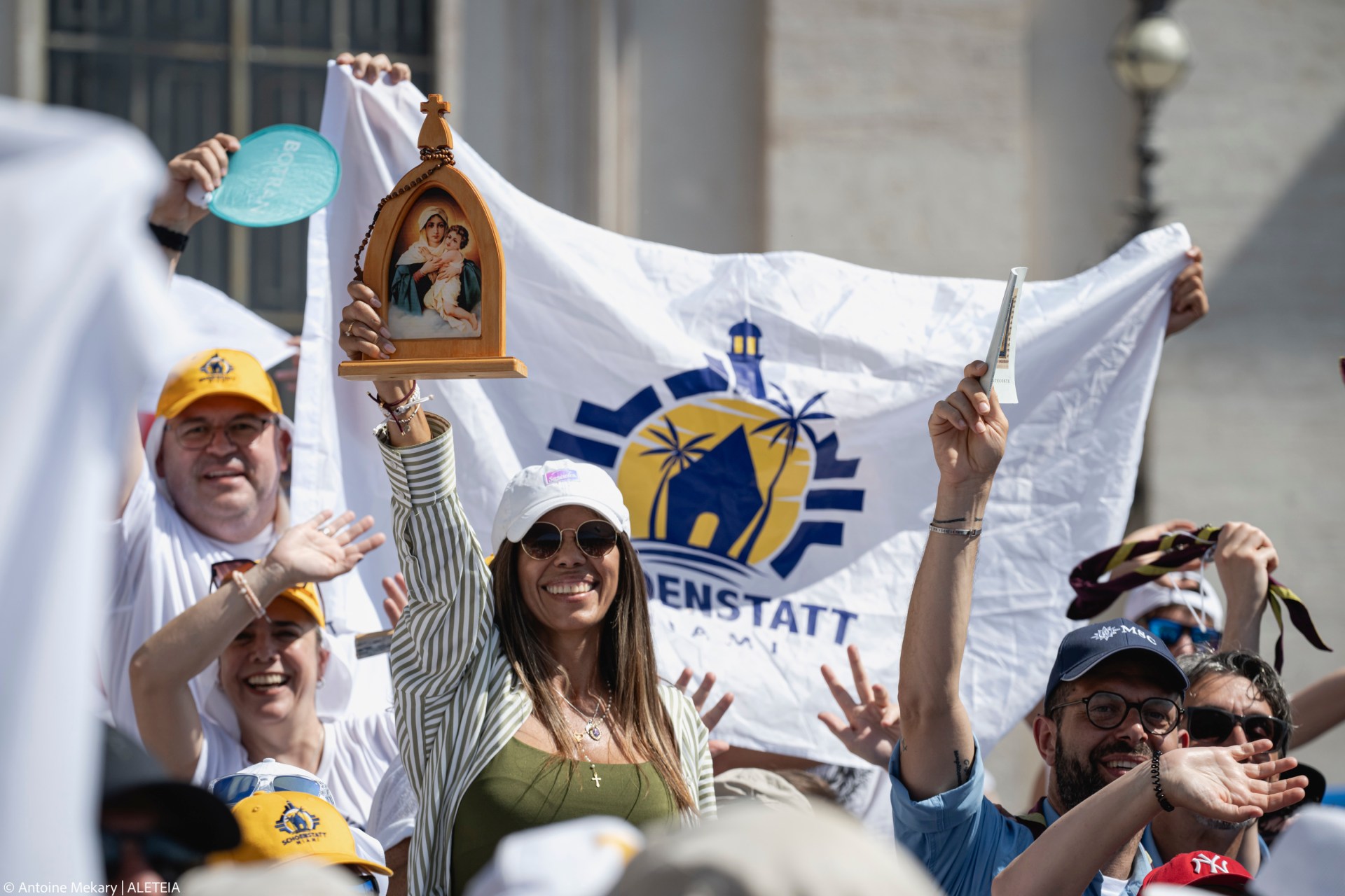 Pope Leo XIV during Holy Mass celebrated for the Jubilee of New Religious Associations on Pentecost Sunday in St. Peter's Square at the Vatican, June 8, 2025.