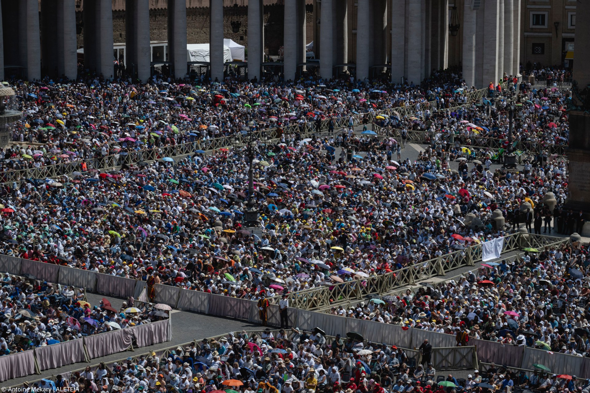 Pope Leo XIV during Holy Mass celebrated for the Jubilee of New Religious Associations on Pentecost Sunday in St. Peter's Square at the Vatican, June 8, 2025.