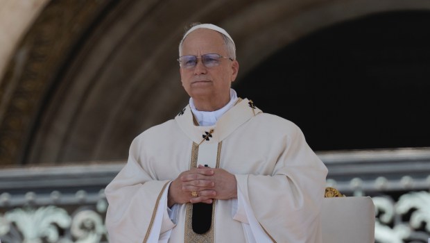 Pope Leo XIV celebrates the mass for the Jubilee of families, children, grandparents and the elderly, at St. Peter's square in the Vatican on June 1, 2025