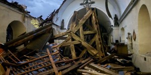 Eure : une église tout juste restaurée éventrée par les orages