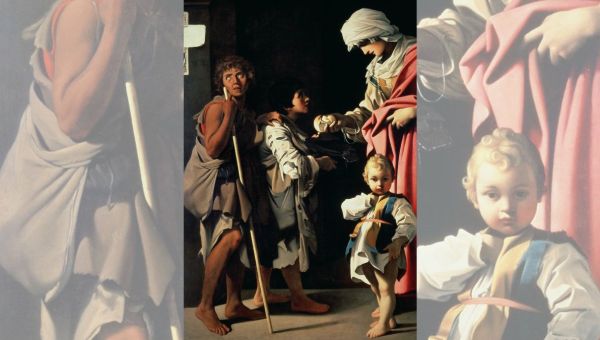 Bartolomeo Schedoni, Charité, 1611, Naples, Musée di Capodimonte